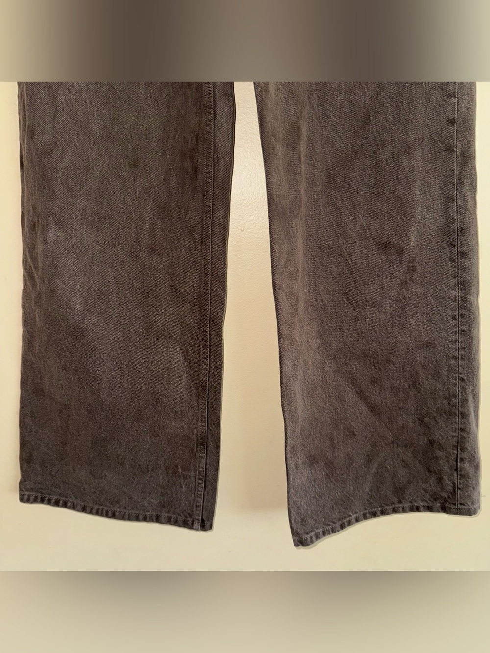 Reformation Cary High Rise Slouchy Wide Leg Jeans Brown Vintage Espresso Size 30 - Picture 5 of 15